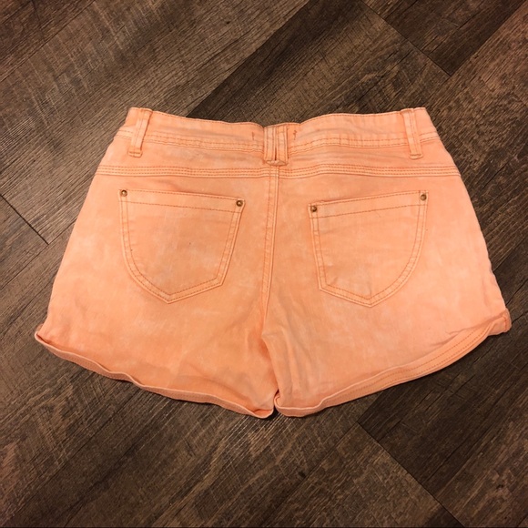 Promod Peach Denim Shorts - Picture 2 of 3